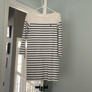 Polo Blue and white cotton dress